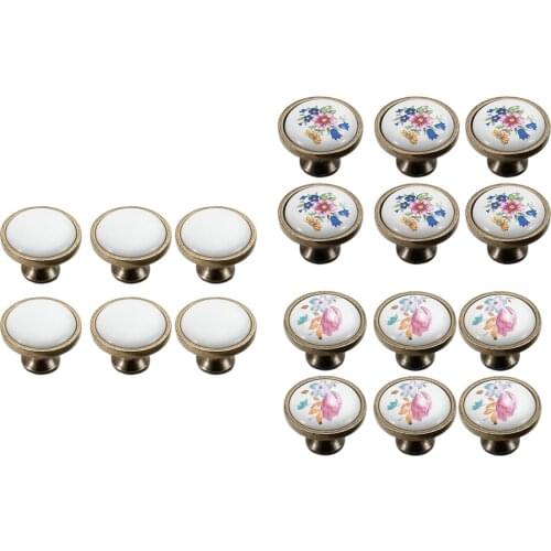 6pcs Mini Cabinet Knobs Zinc Alloy Furniture Cabinet Cupboard Handles Drawer Pulls Door Knob DIY Replacment Handles with Screws