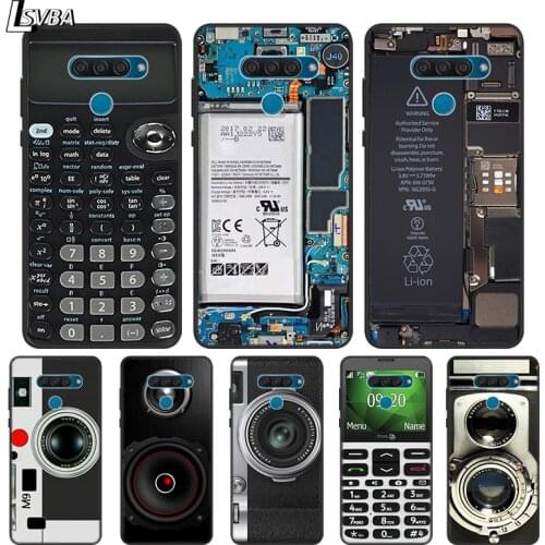 Battery Camera Calculator For LG K22 K71 K61 K51S K41S K30 K20 Q60 V60 V50S V50 V40 V35 V30S V30 G8 G8S G8X ThinQ Phone Case