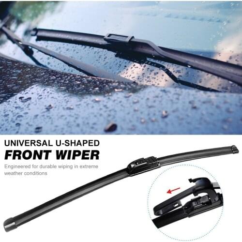 Car Accessories Automotive Wiper Blade Universal U-shaped Water Repellency Universal U Type Interface Wiper For All Seasons