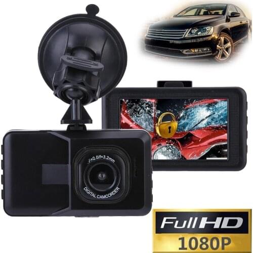 FHD 1080P Dash Cam DVR Car Driving Recorder Dash Cam With Night Vision Park Monitor G-Sensor Loop Recording Dashcam