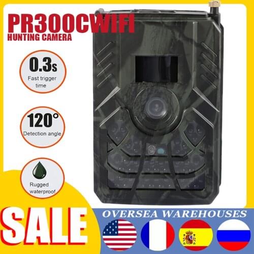 Trail Camera 720P Game Hunting Cameras with Night Vision Waterproof Outdoor Night Vision HD Animal Observation Camera