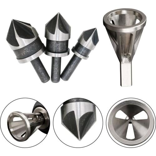 WREOW Metal Deburring Chamfer Tool high speed steel Remove Burring Woodworking Chamfering Tackle for Drill Bit Dropshipping