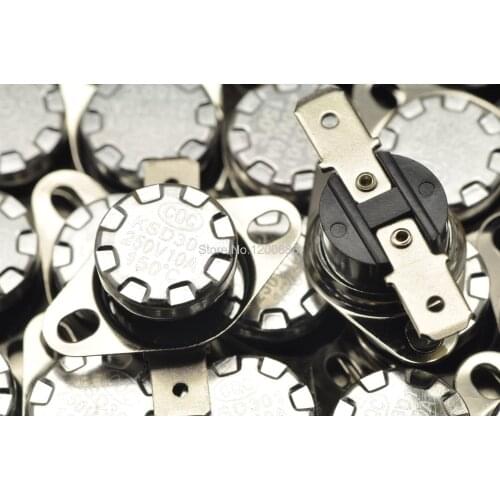 KSD301 thermostat / thermal protection / temperature control switch 130 degrees 250V / 10A normally closed