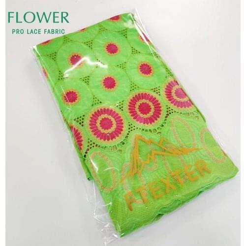 Latset Design Rhinestones Bazin Riche Fabric For Indian Women Fashion Party Evening Gowns Embroidered 100% Cotton Lace Materials