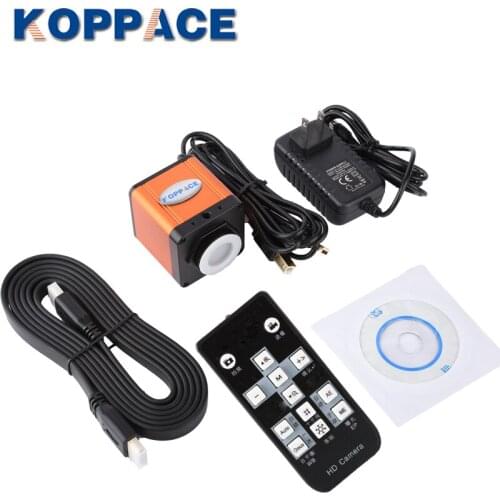 KOPPACE 16MP Microscope Camera 1080P 60FPS HDMI/USB Industrial Microscope Digital Camera Mobile Phone Repair Microscope Camera