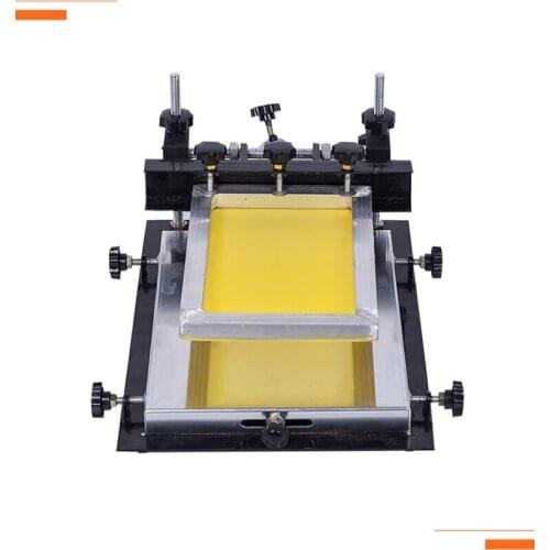 Small Manual Screen Printing Table Smt Manual Printing Table Solder Paste Screen Printing Machine Screen Printing Machine