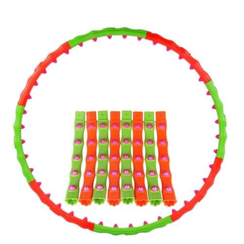 Massage Or-Gr hoop Simple Row Magnetite 8 Section Fitness Hoop