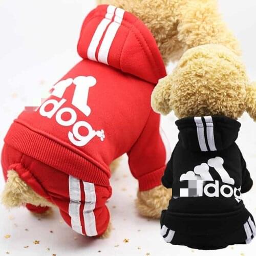 Autumn and Winter Dog Hoodies Sweatshirt Pets Clothing Poodle Coat Puppy Jacket Chihuahua Teddy Warm Wear