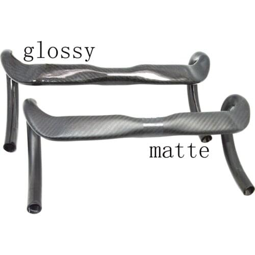 New carbon fiber stem road bike parts handlebar bike handle bend bars 31.8mm 380 400 420 440mm