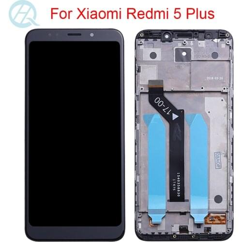 10 Touch Display For Xiaomi Redmi 5 Plus LCD With Frame 5.99" Original Redmi 5 Plus Display Touch Screen Digitizer Assembly
