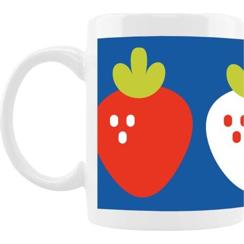 Cute Fruits Coffee Mug Creative Cartoon Funnys Ceramic Mugs and Cups Reusable Cup Eco Friendly Milk Tea Cup Friend Birthday Gift