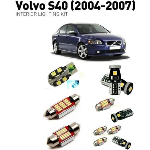 Led interior lights For volvo s40 2004-2007 21pc Led Lights For Cars lighting kit automotive bulbs Canbus