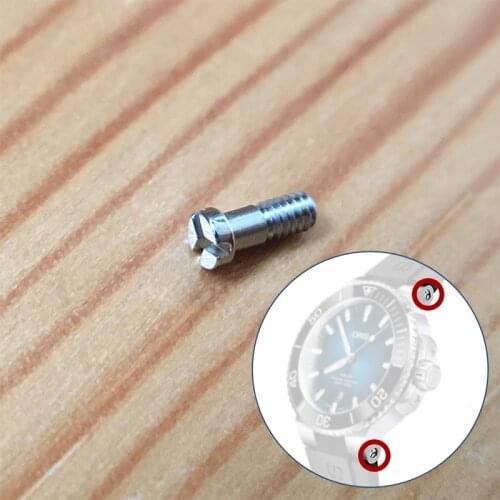 Three pyramid watch band screw for ORIS AQUIS 733 automatic watch strap