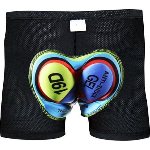 Adults Men Women Cycling Gel 3D Padded Underwear Pants Bicycle Riding Shorts