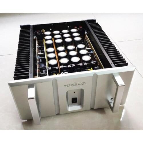 WEILIANG Imitation PASS A3 pure final stage power amplifier DIY HIFI desktop 30W single-ended pure class A rear stage power AMP