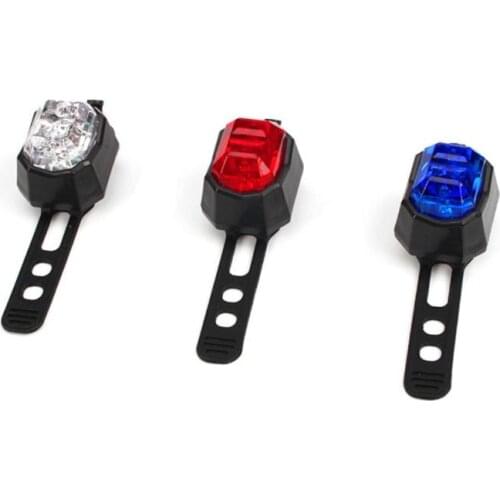 Bicycle Rear Light New Style Gem Taillights Brake Light Safety Warning Light Night Riding Light MTB Road Bike Light Accessories