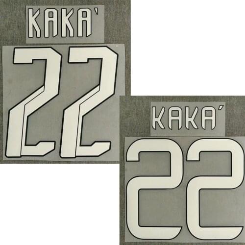 0708 1314 #22 KAKA Nameset Printing Soccer Patch
