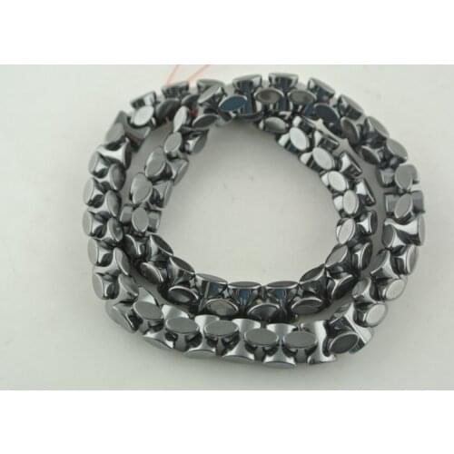 New Arrival Shape Black Hematite Dog Bone Shape Beads Fashion Jewelry Making Materials 2 Strand/lot Free Shipping
