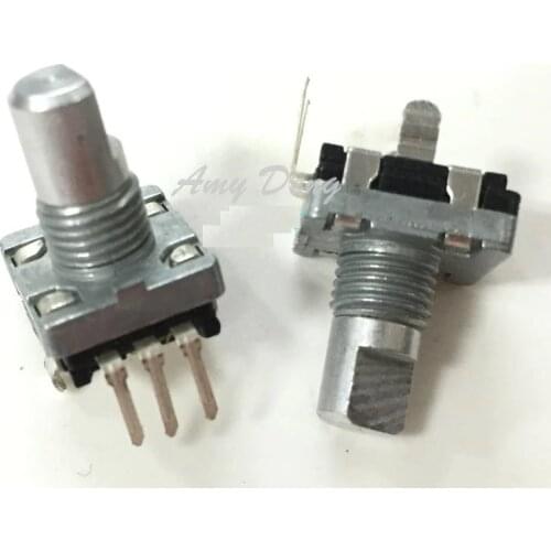 20pcs/lot Taiwan EC11 encoder 20 number 20 pulse posioning axle length 12MM without pressing the switch pin 3
