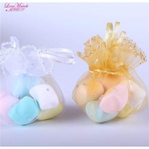 2018 New 100pcs Gift Bags Drawstring for Present Wedding Favors and Gifts Candy Bag Birthday Party Decorations Kids