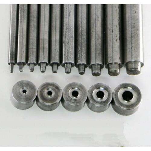 80-4000# 2PS Leather Craft Clothing Grommet Punch Tool Accessories Hand pressing eyelet tools Metal rivets molds Free shipping
