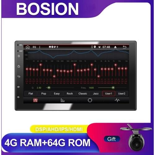 Autoradio 2 Din 7''Octa core Universal Android 10 Car Radio Stereo GPS Navigation WiFi 1024*600 Touch Screen DSP IPS Car PC IPS