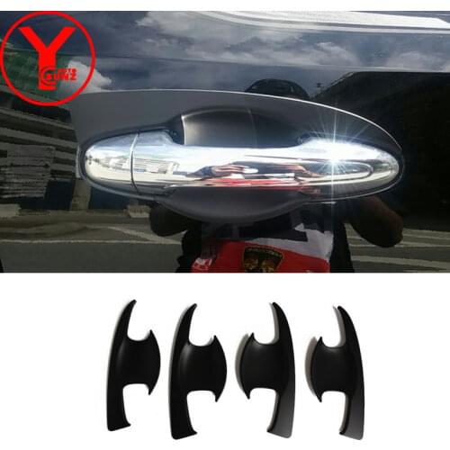 Black door handle bowl cover For Toyota Hilux revo fortuner innova 2016 2017 2018 ABS car styling parts auto accessories YCSUNZ