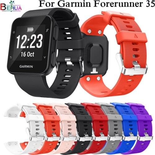 Colorful Silicone Strap Replacement Watch band For Garmin Forerunner35 Wrist strap for Garmin Forerunner 30 wristband bracelet