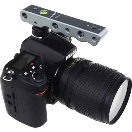 Haoge HV-G Video Stabilizing Top Handle Grip for Canon, Nikon, Olympus, Fujifilm, Pentax, Panasonic DSLR & Mirrorless Cameras