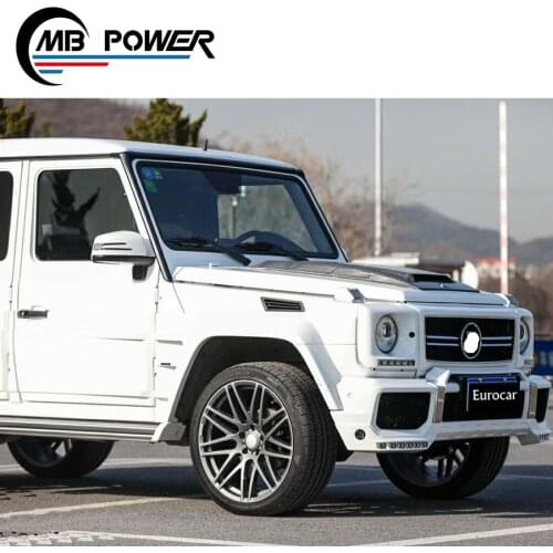 G class Body kits 1990~2018y body kit G350 G55 G500 PU +CF material W463 Car bumpers Hoods