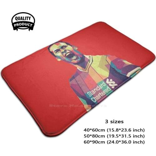 Virgil Van Dijk Door Mat Foot Pad Home Rug Virgil Van Dijk Van Dijk Anfield Ywna Football Soccer Footballer Wpap Popart