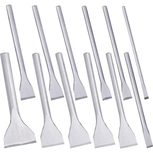 MIUSIE 12pcs Handmade Cutting Set Multi-size Stainless Steel Hole Punches Hand Craft DIY Punch Cutter Tools Leather Craft Tools