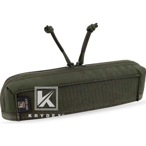 KRYDEX MK3 Chest Rig Double Zipper Insert Pouch Tactical Full Length Chassis Panel Accessories Storage Pocket Ranger Green