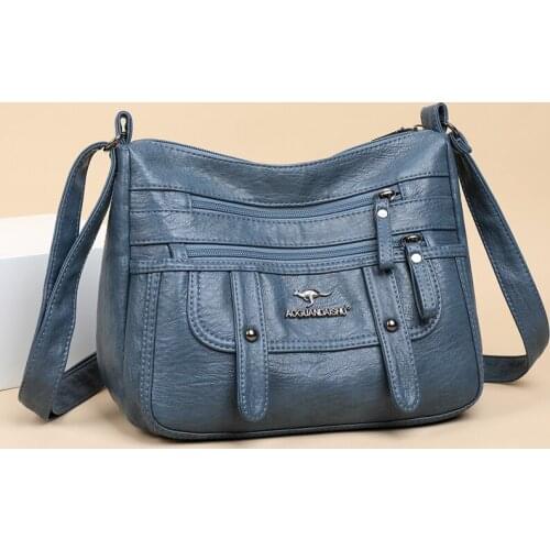 Casual Leather Crossbody Bags for Women 2021 Sac A Main High Quality Shoulder Bags Purses and Handbags Luxury Designer New Brand