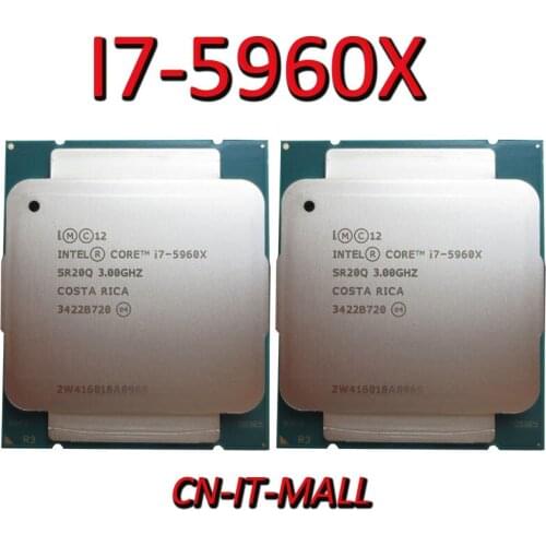 Intel I7-5960X cpu 3.0G 20M 8Core 16 Thread LGA2011-3 Processor