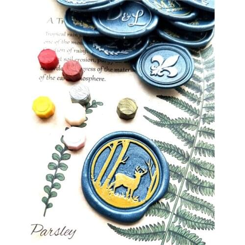 Forest deer Retro brass Stamp Antique Sealing Wax Stamps Wedding Invitations Wax Seal Stamp