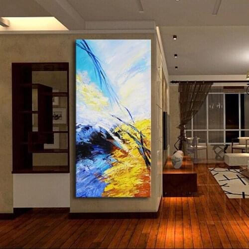 Hand painted abstract oil painting on canvas modern 100% best art abstract oil painting original directly from artist BALA-001