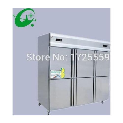 Six double-temperature freezers chinese kitchen refrigerator freezer