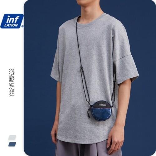 INFLATION Fashion Crossbody Mini Bag Key Wallet Small Shop Purse Bags Bright Color Money Pouch Round Zip Shoulder Bags 235AI2019