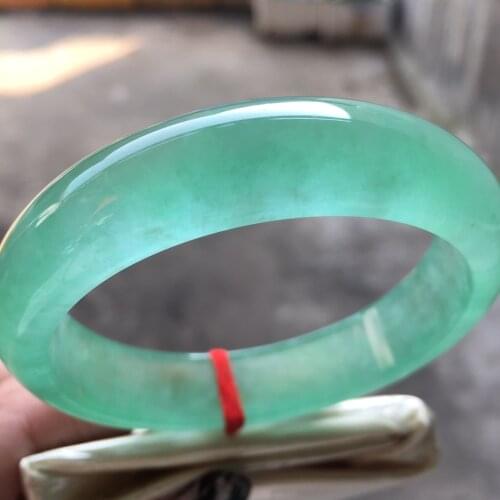 Koraba Certified (Grade A)100% Natural Jadeite JADE Bracelet Women Bangle