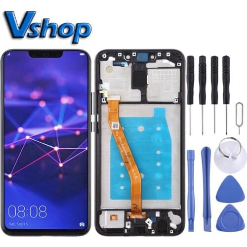 LCD Screen and Digitizer Full Assembly with Frame for Huawei Mate 20 Lite / Maimang 7 Mobile Phone LCD Display Replacement Parts