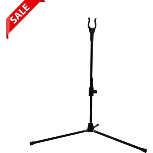 1pc Archery Bow Stand Bow Stand Holder Black For Recurve Bow Arrow Accessories Hunting Tool Outdoor Sport Free Shipping