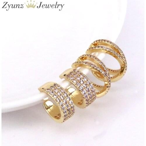 10 Pairs, Helix Cartilage False Piercing Adjustable Ear Cuff Cz Ear Cuff No Piercing Earring Women Jewelry Accessories