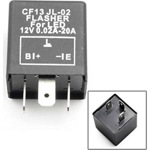 2V car flash Electronic LED Flasher Blinker Relay 3 Pin CF13 JL-02 Automobile Turn Signal Light Flasher Commonly Shockproof