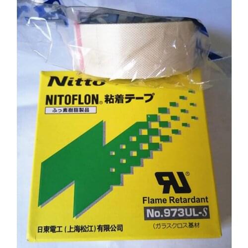High temperature resistant adhesive 3pcs T0.13mm*W25mm*L10m Japan NITTO DENKO Tape NITOFLON Waterproof Electrical tape 973UL