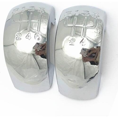 5/6 Speed Car Manual Gear Shift Knob Lever Stick Badge Emblem Trim Cap Cover For Skoda Octavia MK2 II (2004-2008) FL (2008-2011)