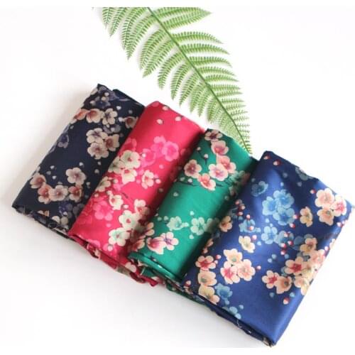 50*150cm Flower Imitation Silk Diy Bag Cloth Sewing Pattern Fabric Patchwork Craft Material Textile Cartoon Bag Fabric D30