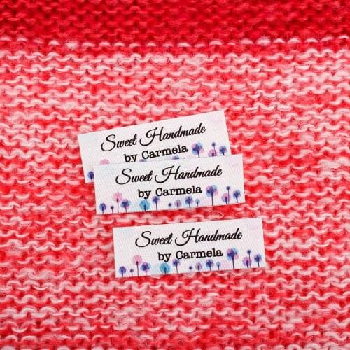 98pcs Custom Ironing Labels, Personalized Brand , Logo or Text, Iron on Cotton Fabric, iron on (TB3239)