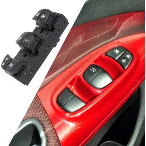 Car Window Switch Black Front Left Power Window Controller 25401-1KA0A for NISSAN JUKE 2013 2014 2015 2016