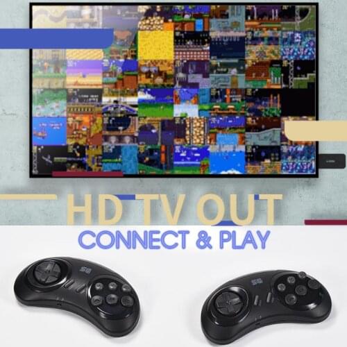 Wireless Retro Video Game Console For Sega Genesis Game Stick HDMI-compatible 900+ Games For Mega Drive 16-Bit MD